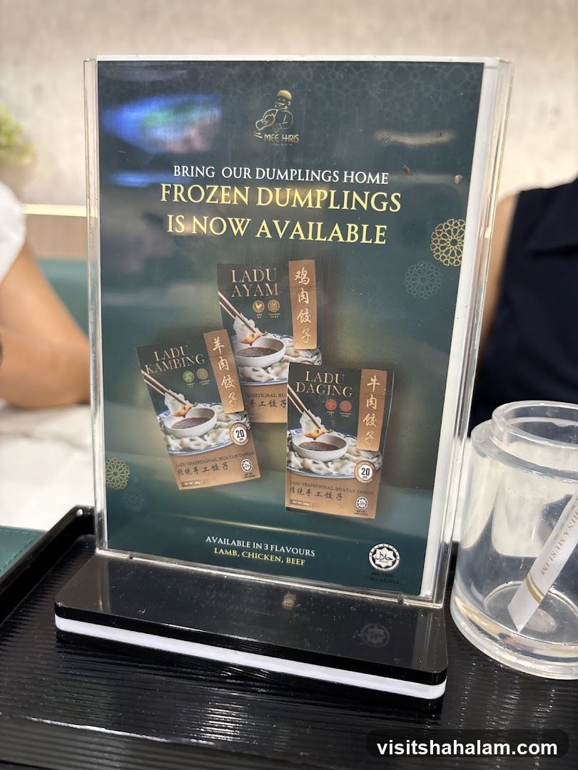 Frozen Dumplings Advertisement