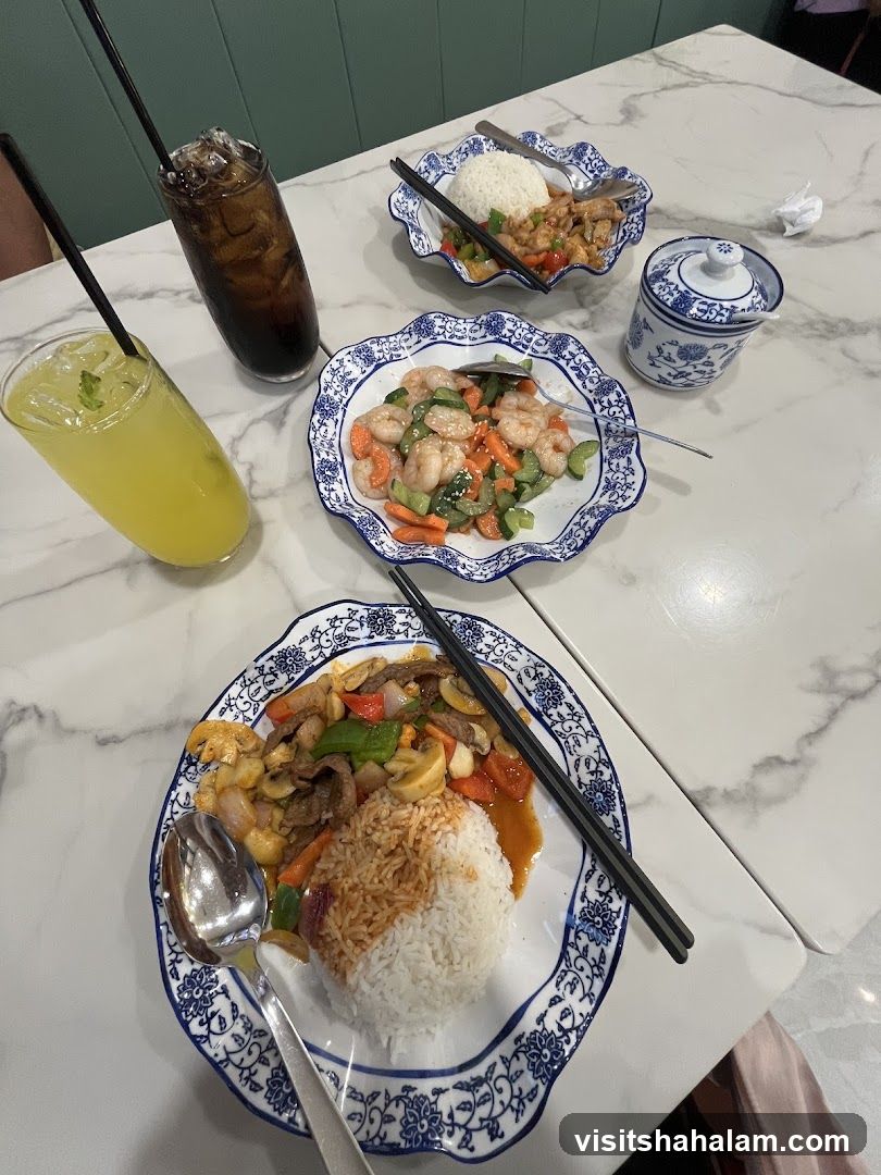 Asian Food Spread