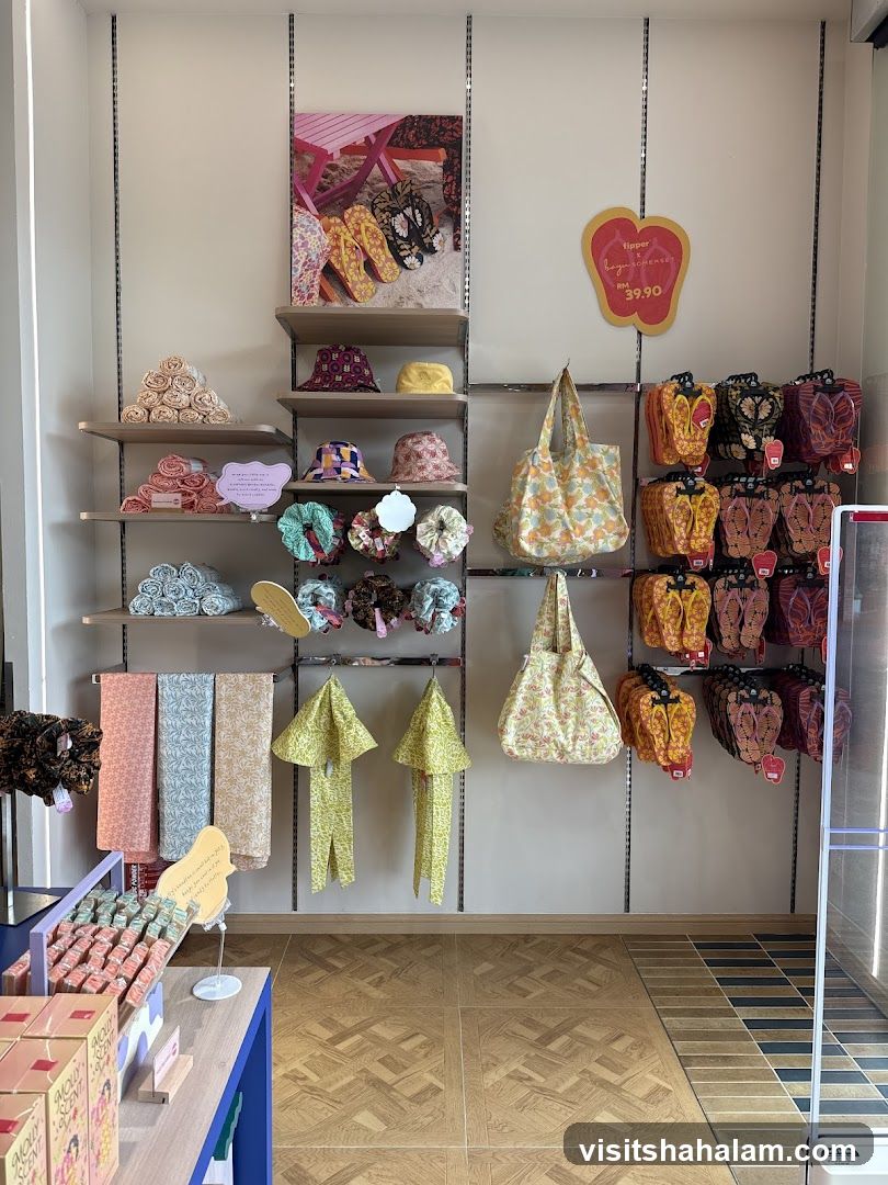 Store Display with Apparel and Accessories