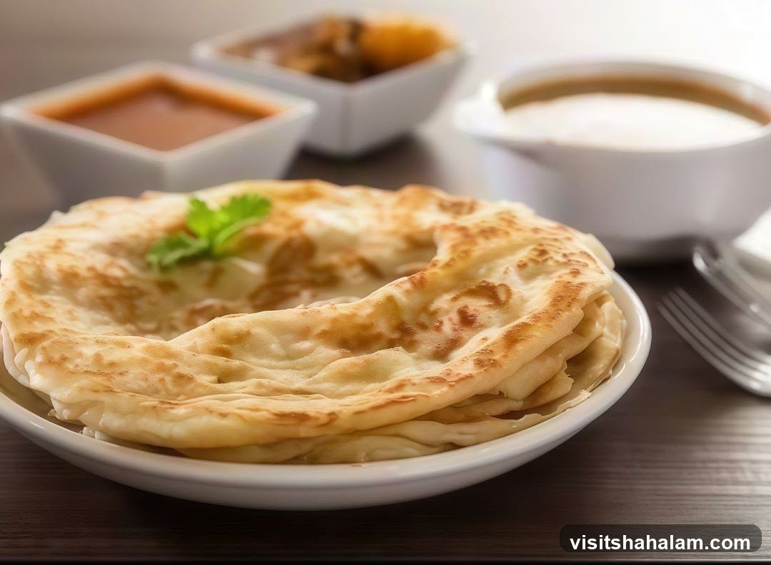 Roti Canai with Curries