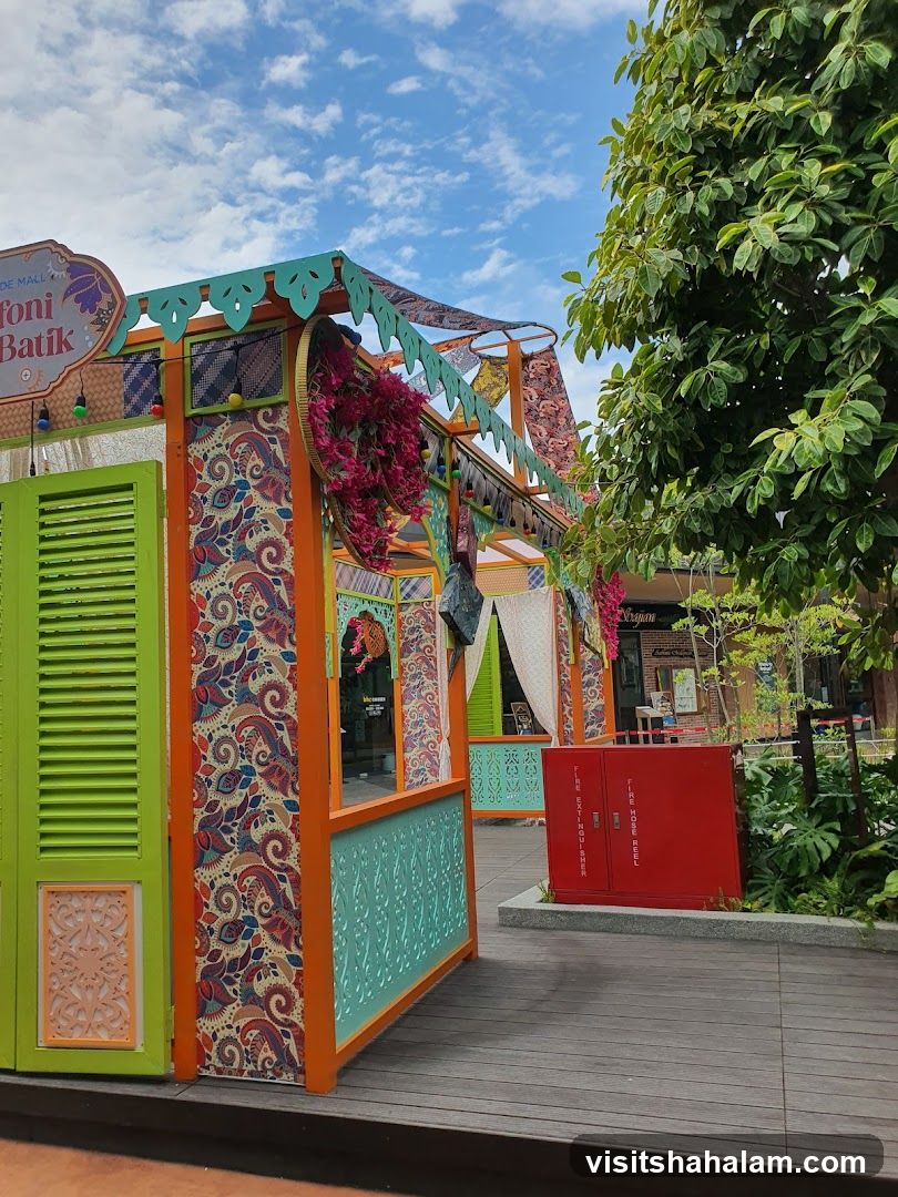 Colorful Batik Stall