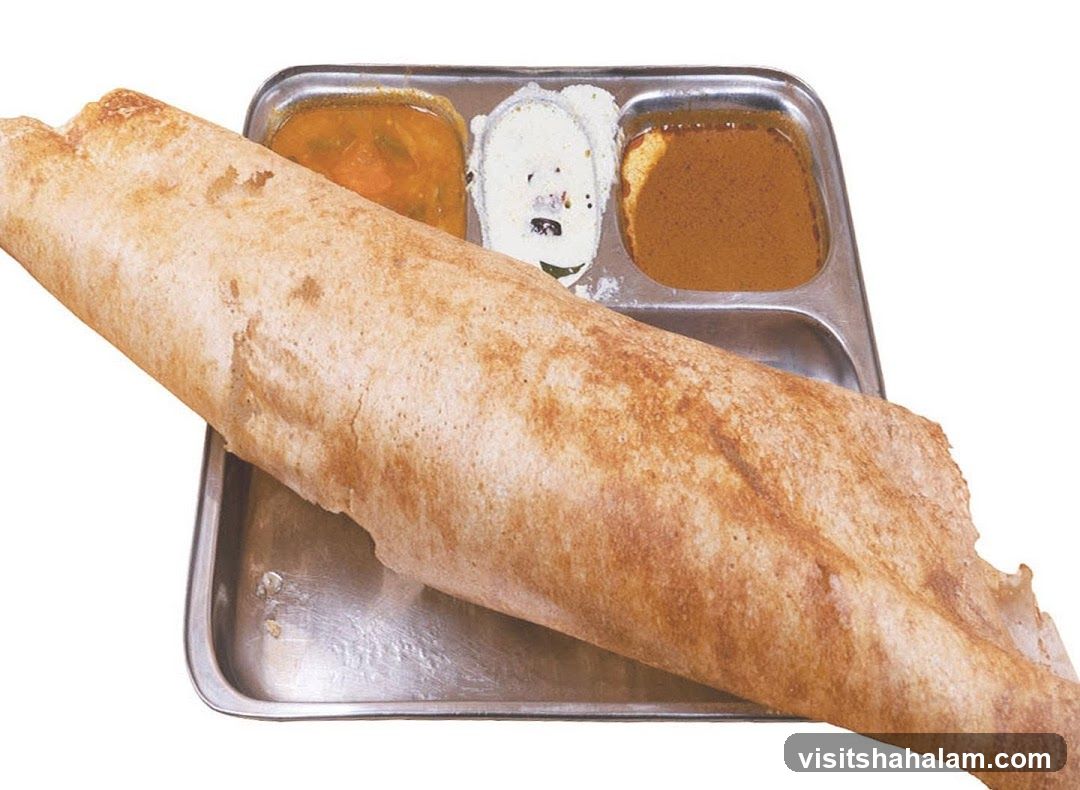 Dosa with Accompaniments