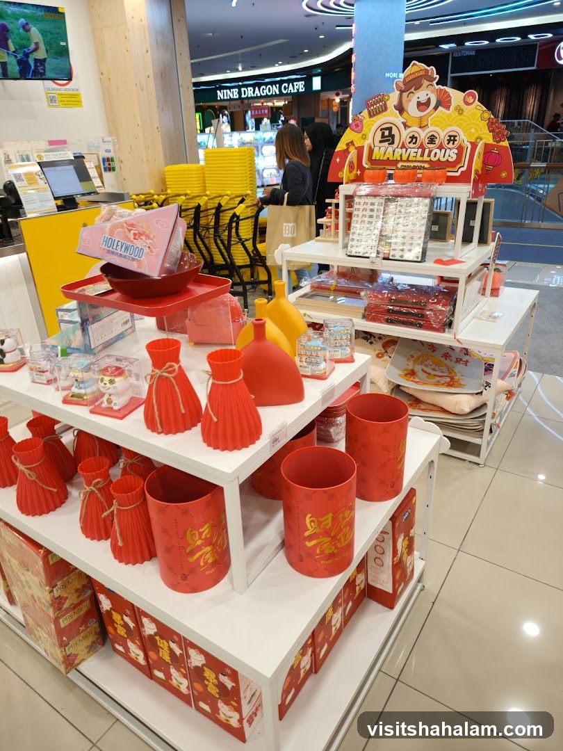 New Year Decorations Display