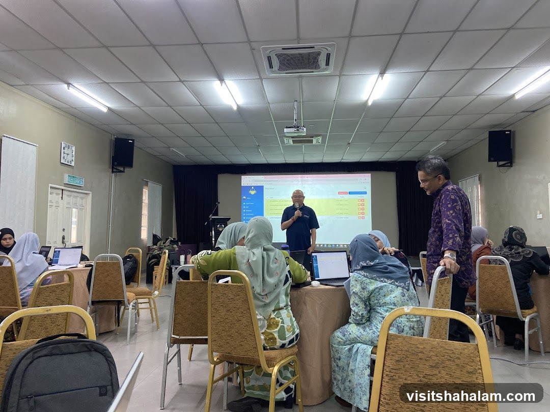 Presentation in a classroom