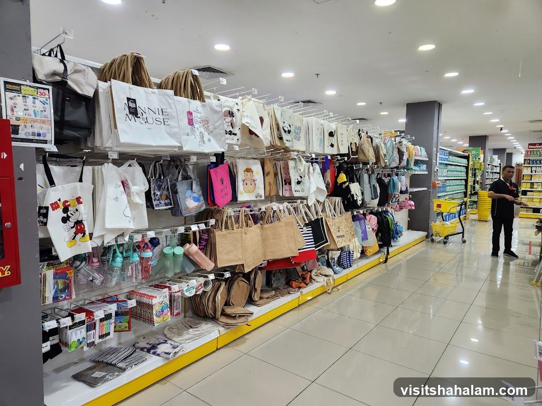 Tote Bags and Accessories Display