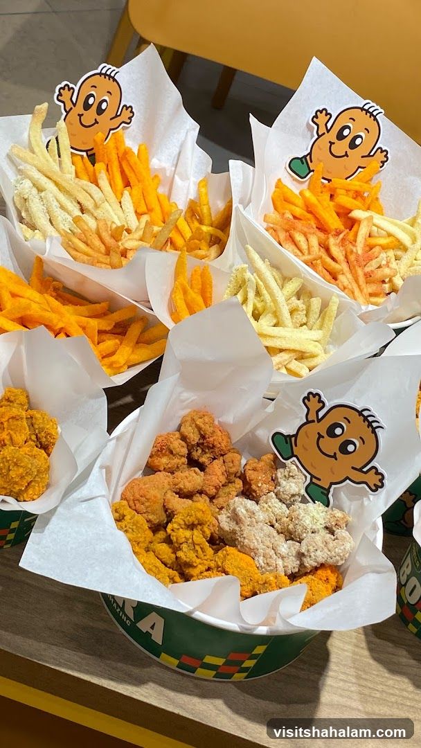 Fried Chicken and Fries