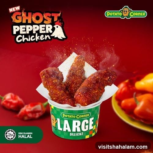 Potato Corner Ghost Pepper Chicken