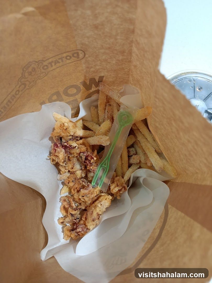 Fried Calamari and Fries