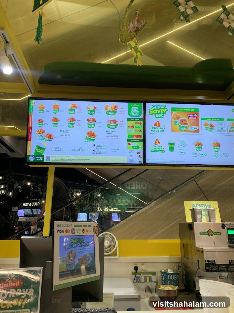 Potato Corner Menu