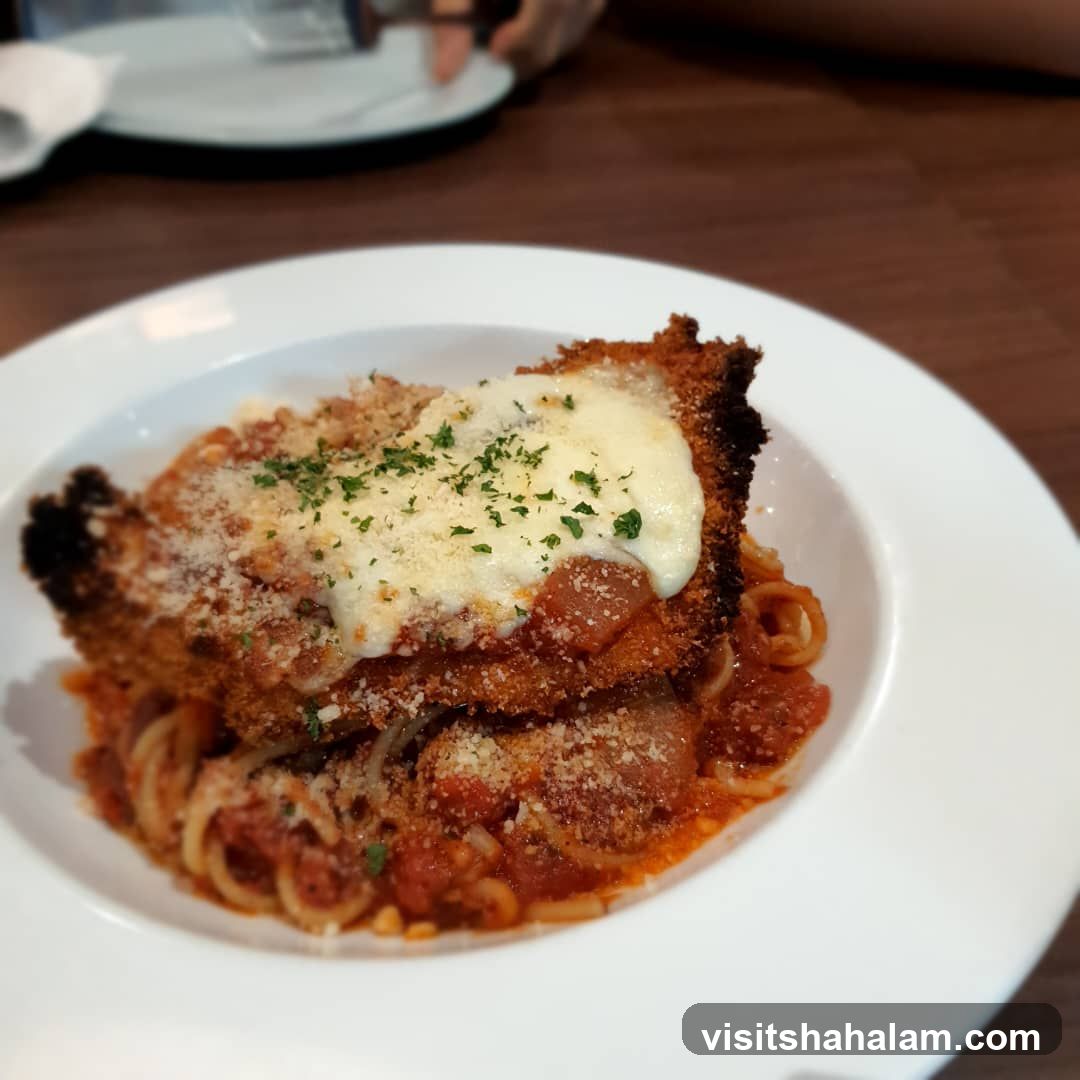 Chicken Parmesan with Spaghetti