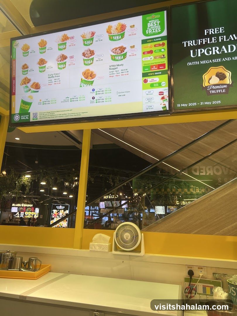 Potato Corner Menu
