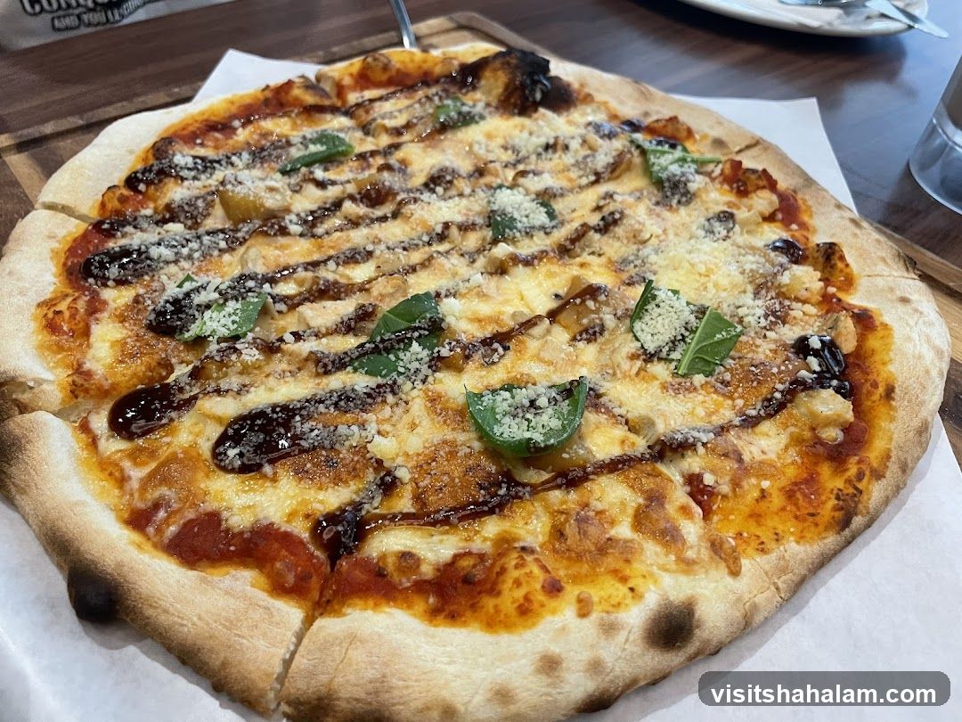 Pizza with Balsamic Glaze