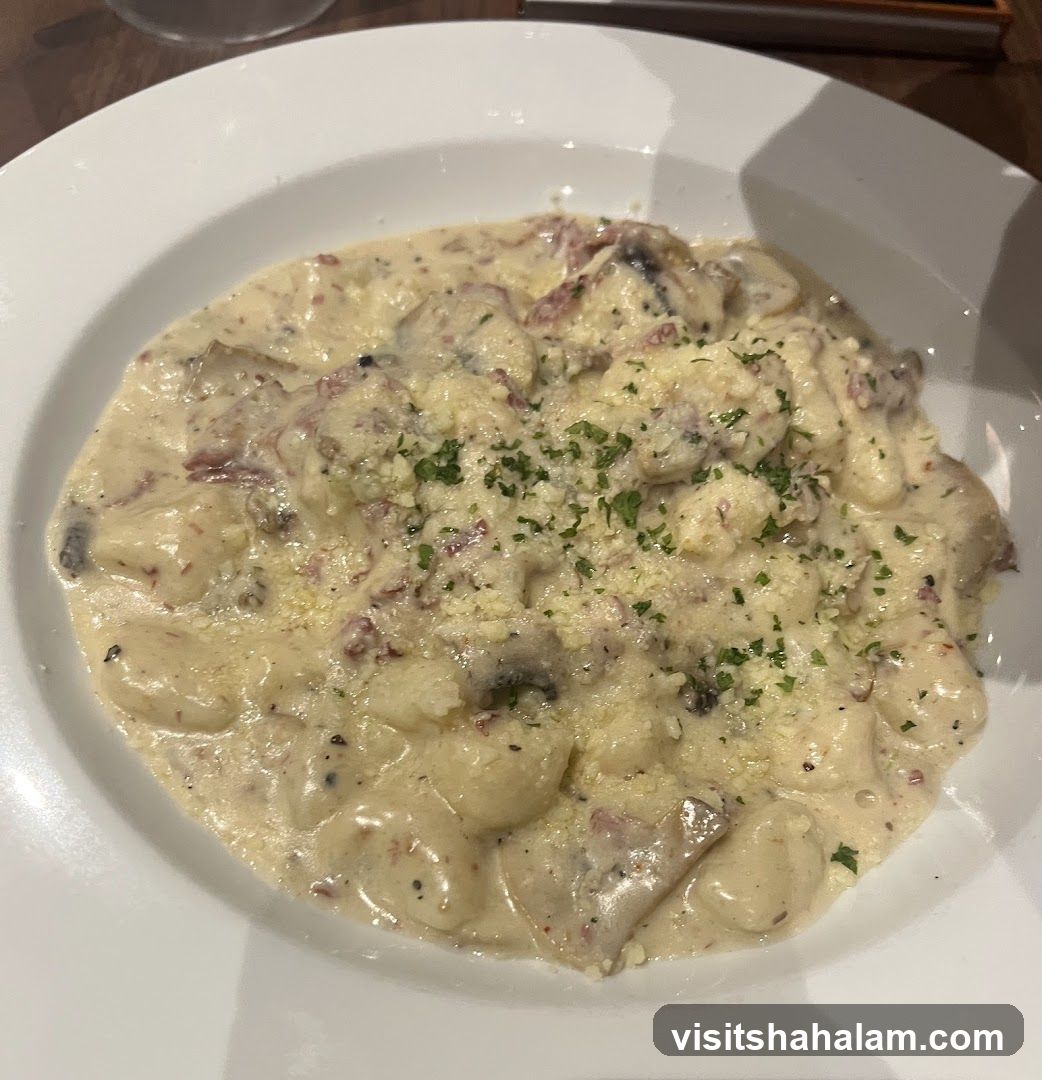 Gnocchi with Cream Sauce