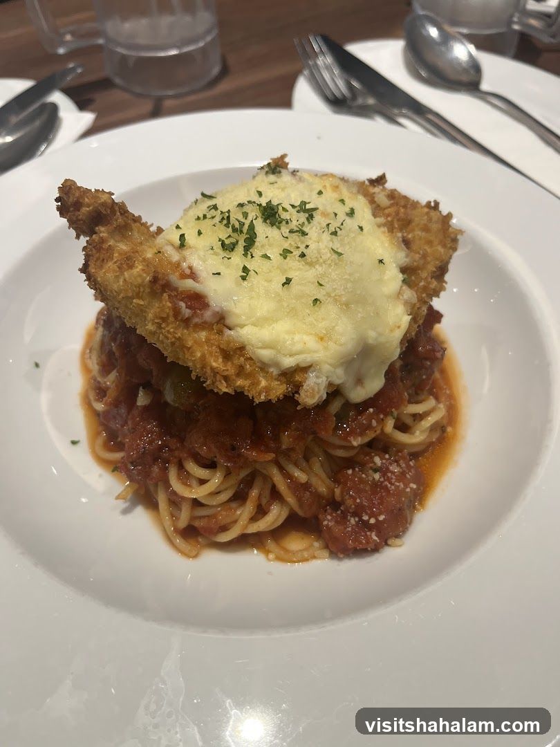 Chicken Parmesan with Spaghetti