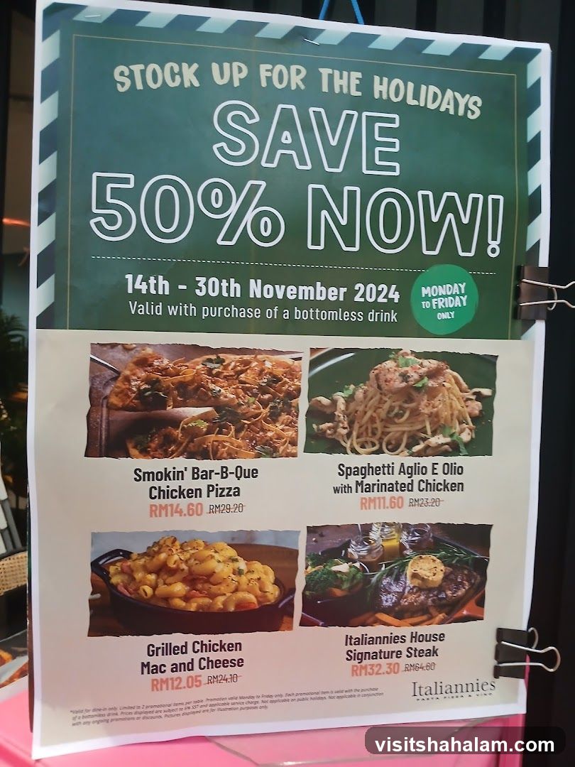 Holiday Savings Promotion