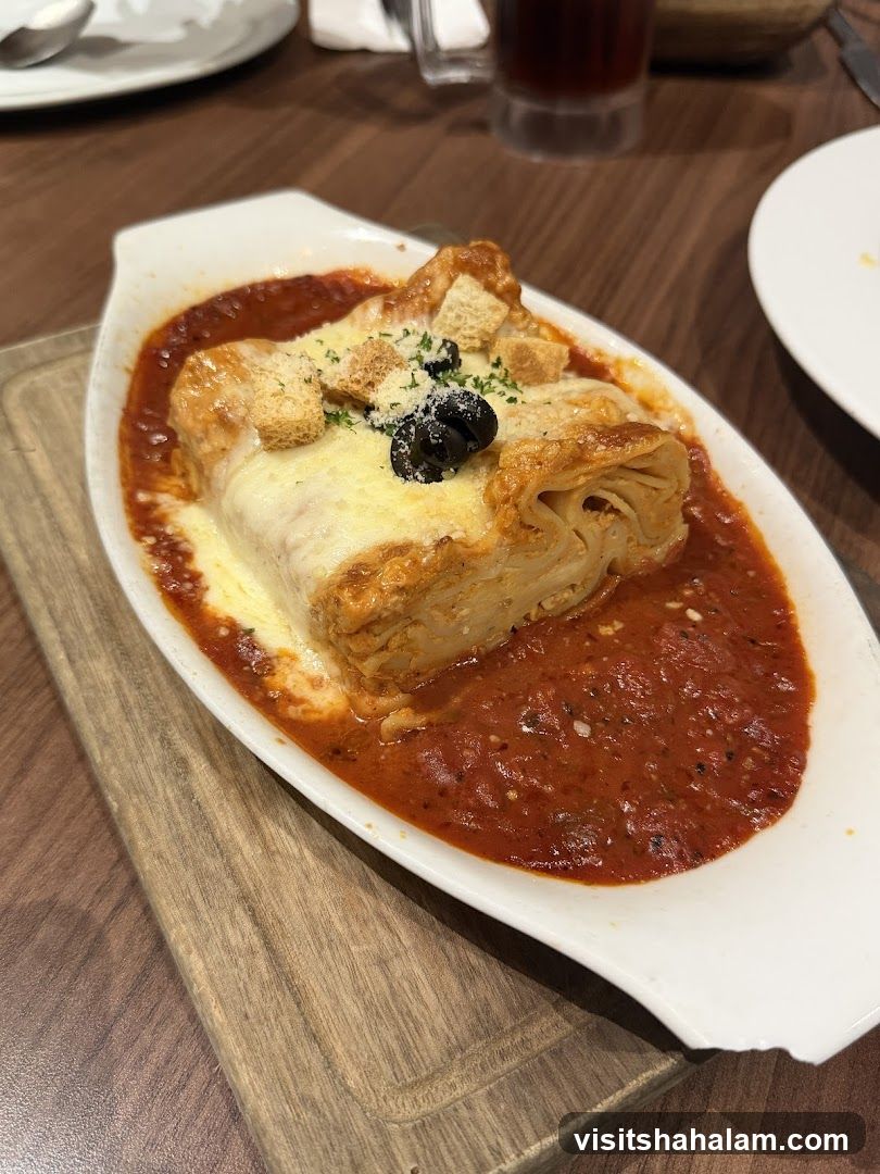 Lasagna with Tomato Sauce