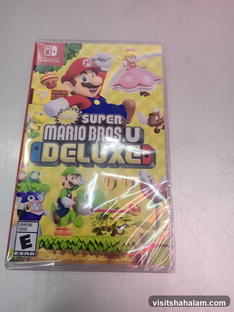 New Super Mario Bros. U Deluxe Game Case