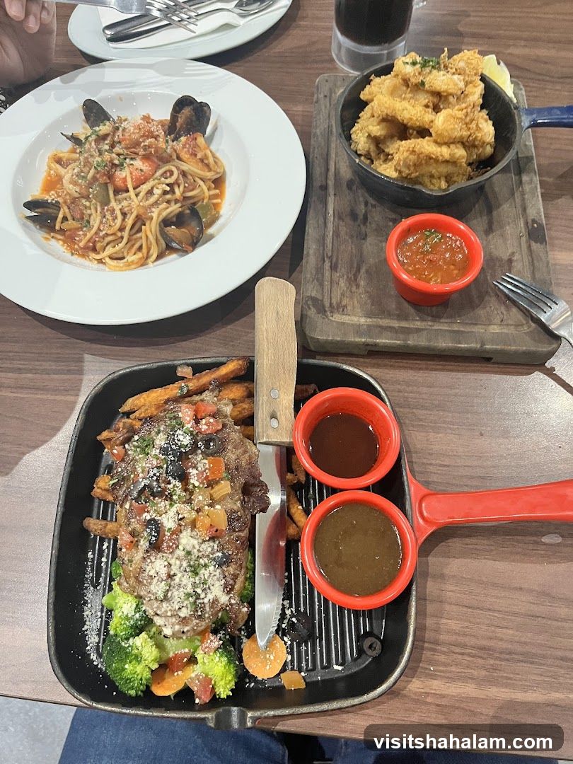 Steak and Seafood Dinner