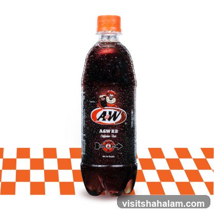 A&W Root Beer Bottle