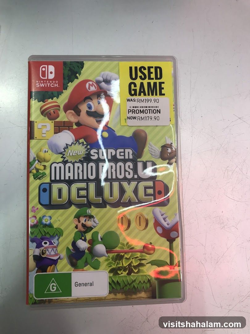 New Super Mario Bros. U Deluxe Game Case