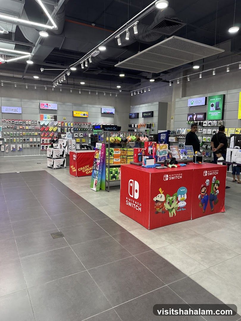 Electronics Store Interior
