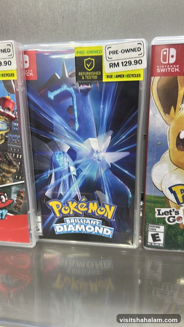 Pokemon Brilliant Diamond Game Case