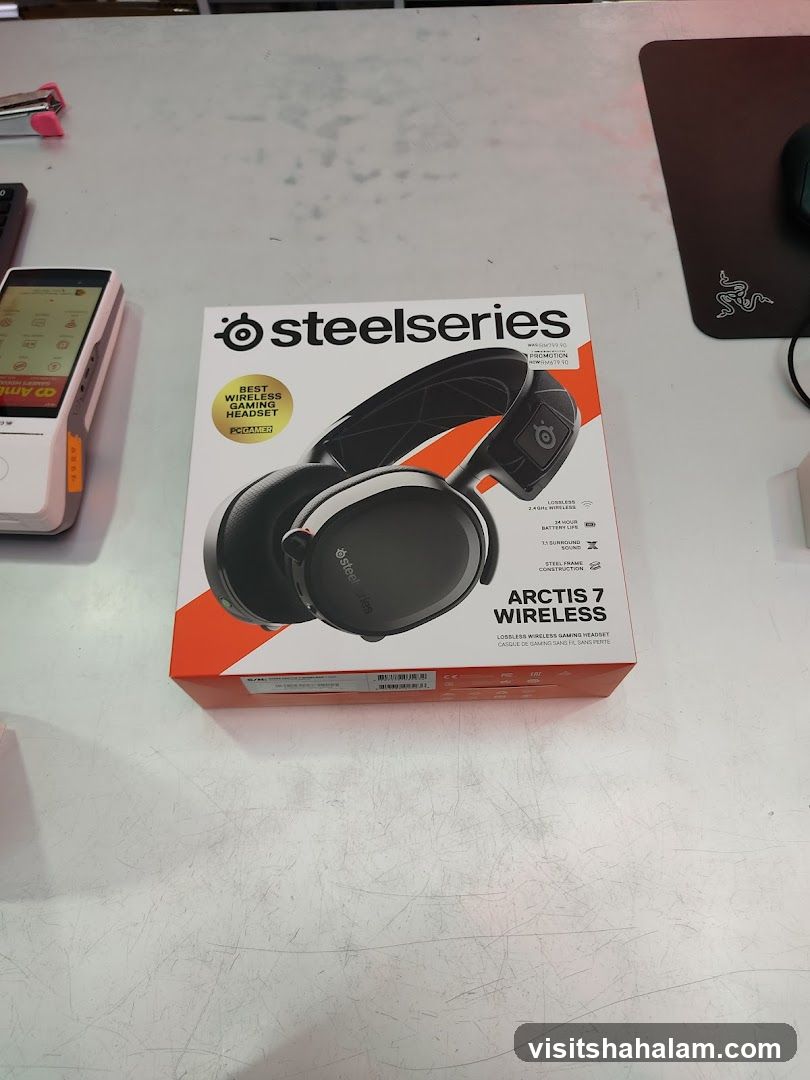 SteelSeries Arctis 7 Wireless Gaming Headset Box