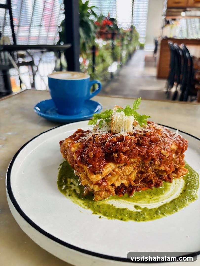 Lasagna and Coffee