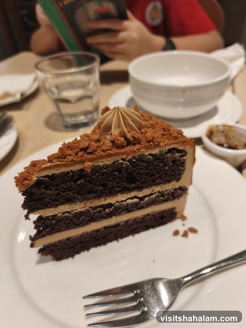 Slice of Chocolate Cake