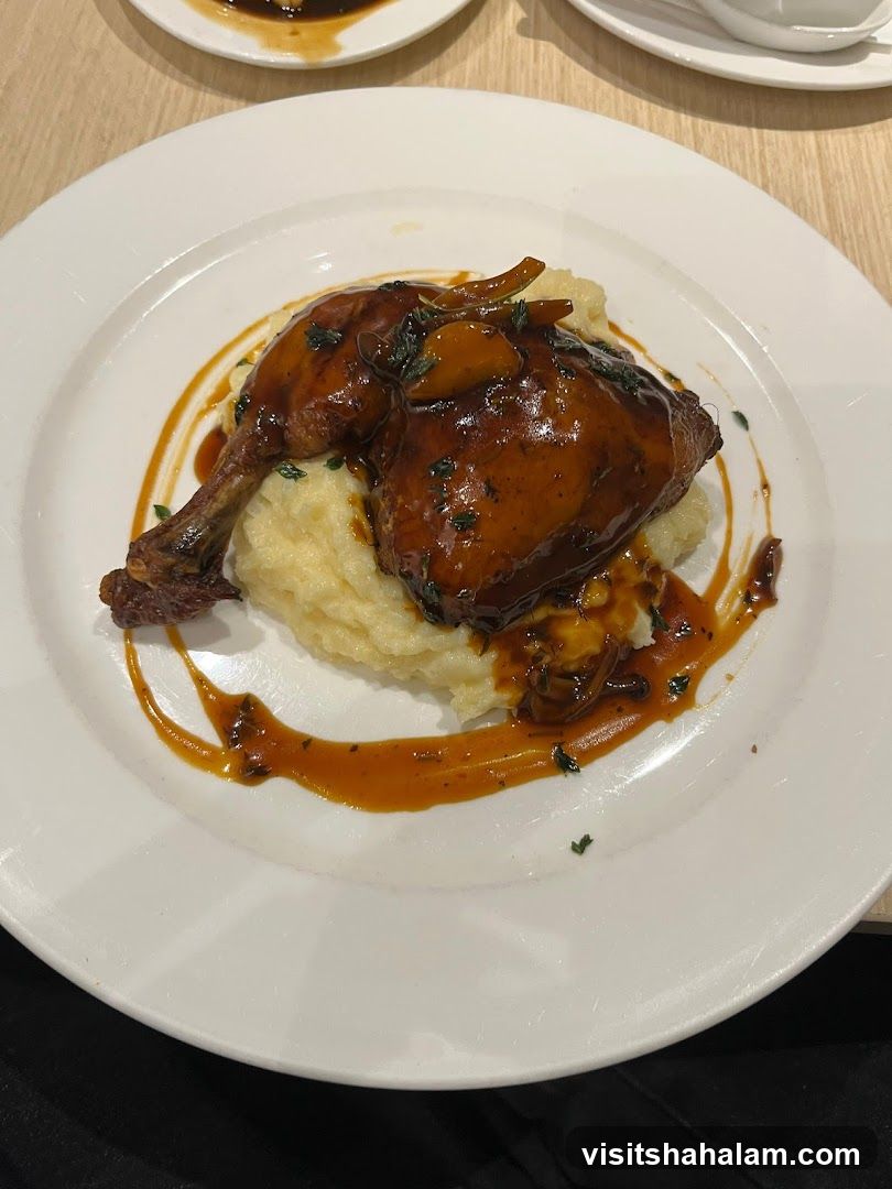 Duck Confit with Mashed Potatoes