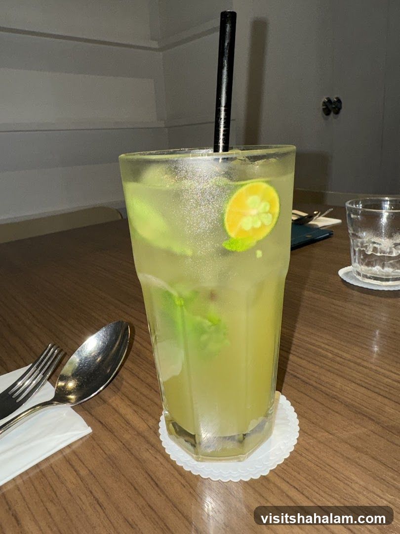 Lime and Mint Drink