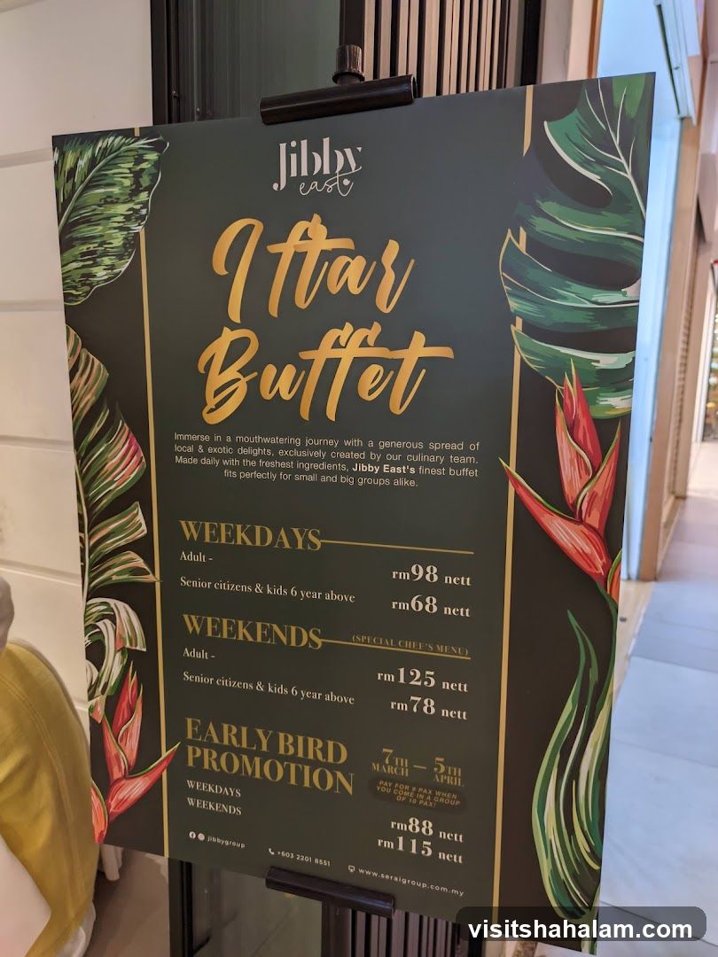 Iftar Buffet Promotion