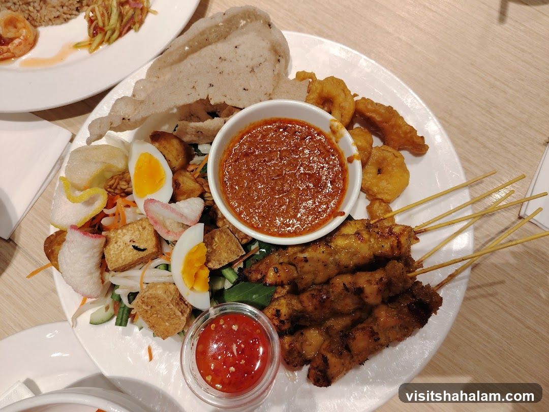 Satay Platter with Peanut Sauce