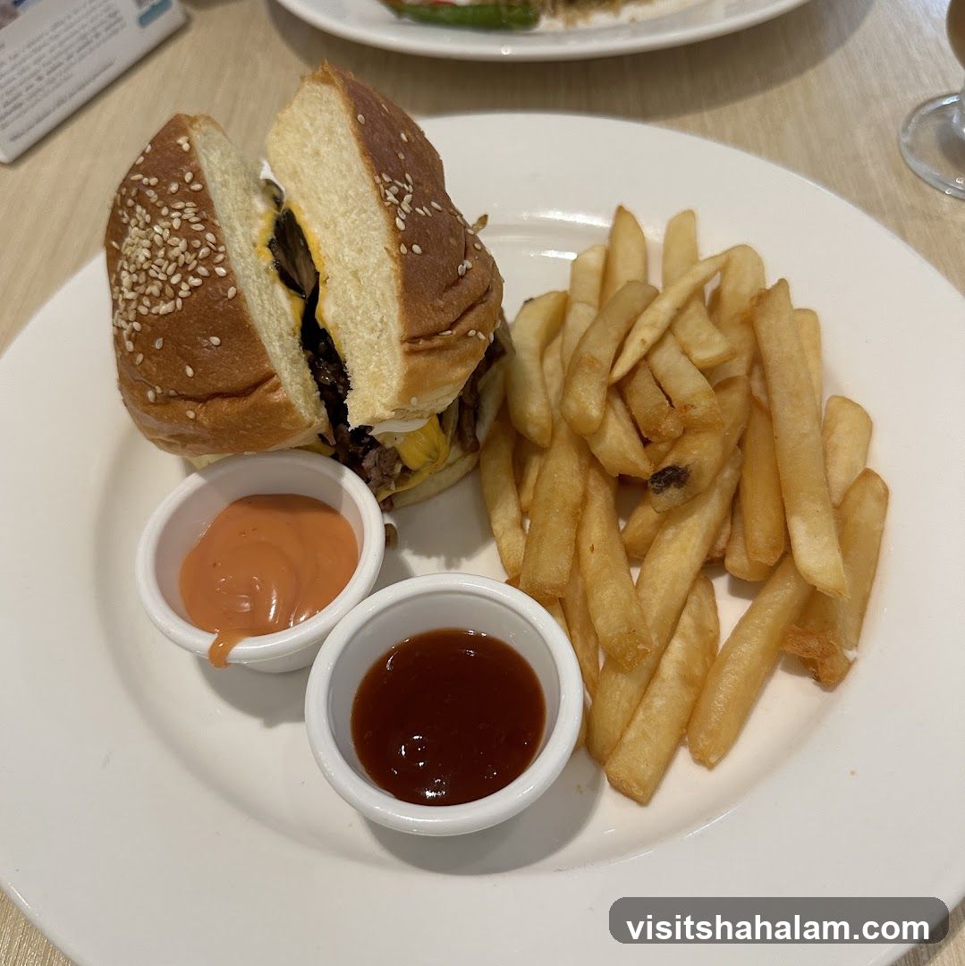 Burger and Fries
