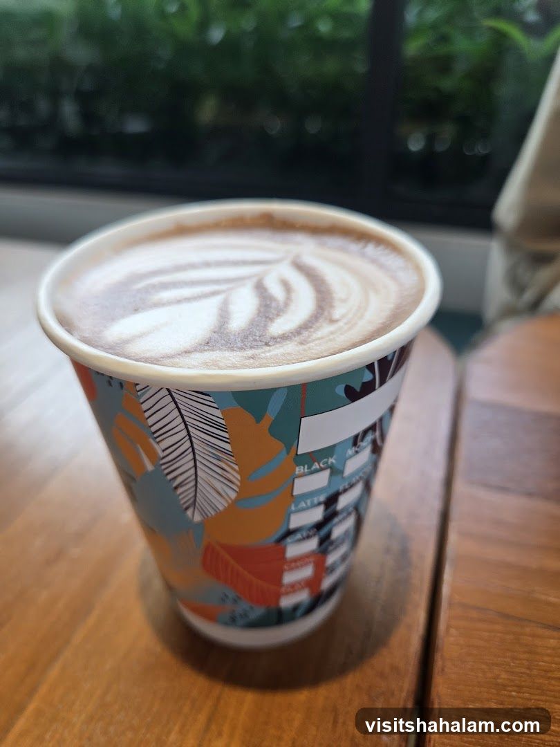 Coffee Cup with Latte Art