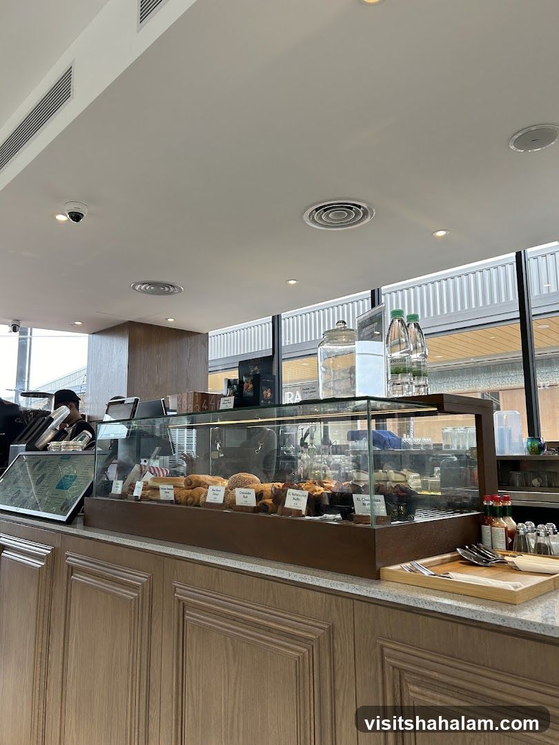 Cafe Counter with Pastries