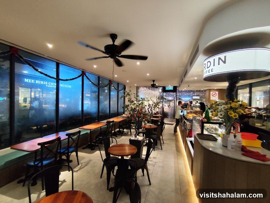 Interior of a coffee shop