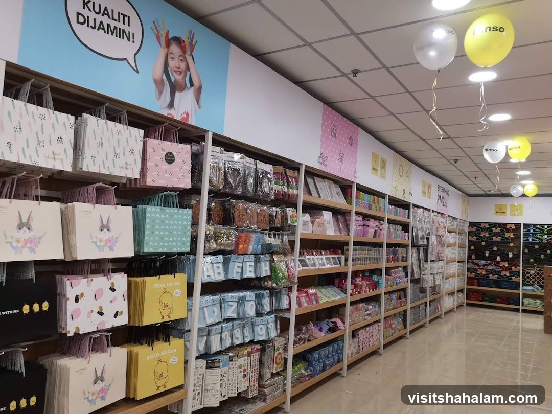Store Interior with Merchandise
