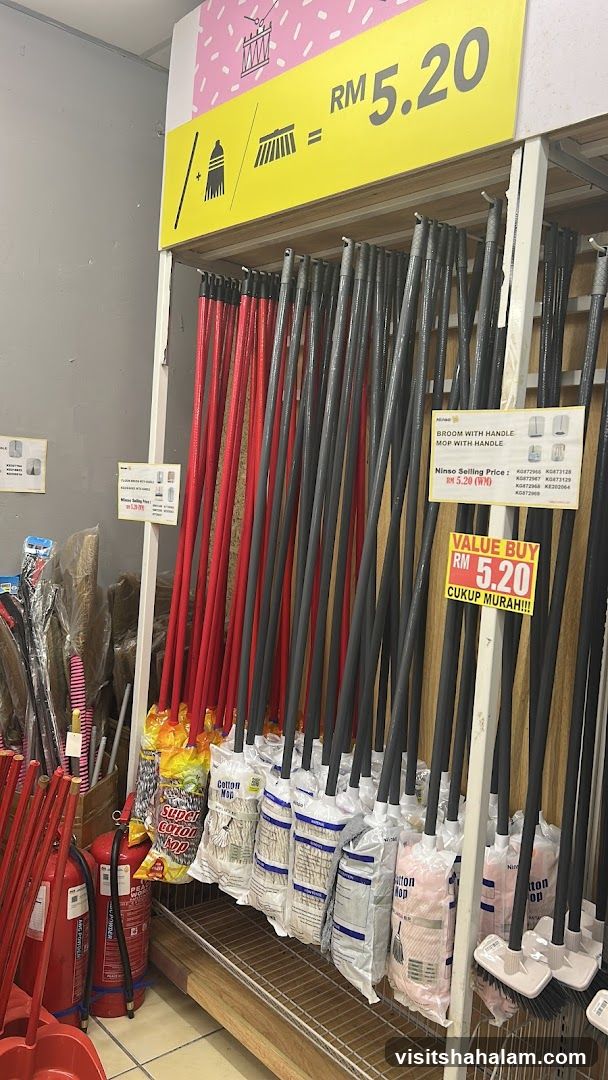 Cleaning Supplies Display