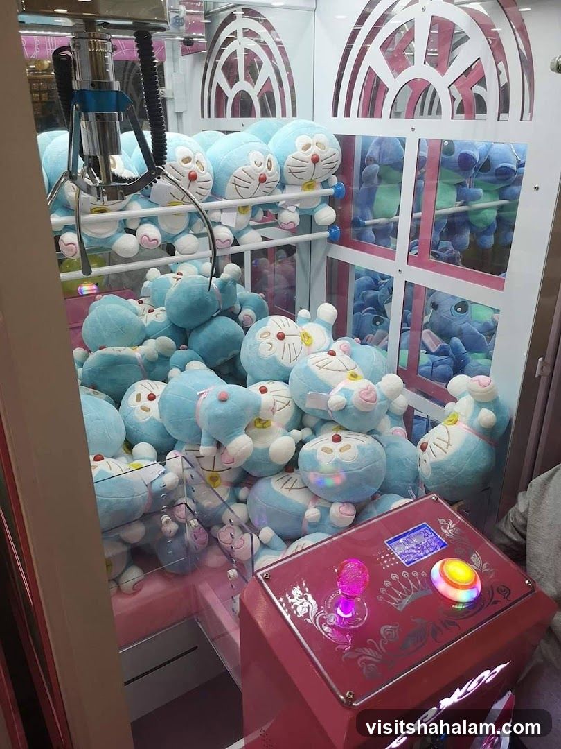 Doraemon and Stitch Plush Toy Crane Machine