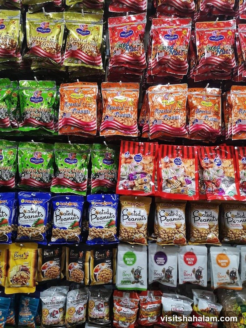 Assortment of Packaged Snacks