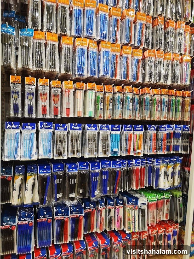 Pens and Stationery Display