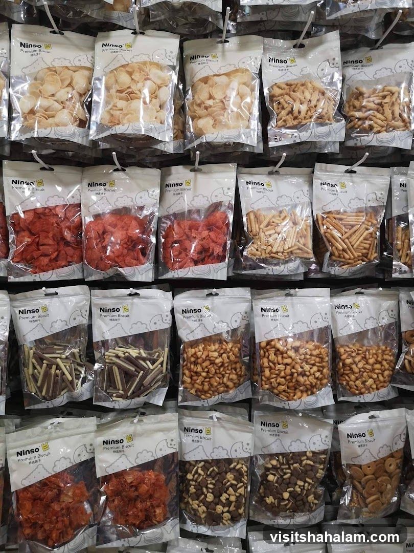 Assortment of Packaged Biscuits
