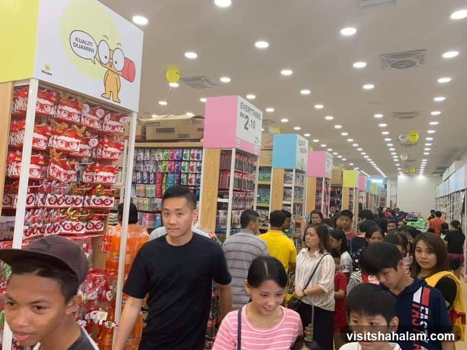 Crowded Store with Merchandise