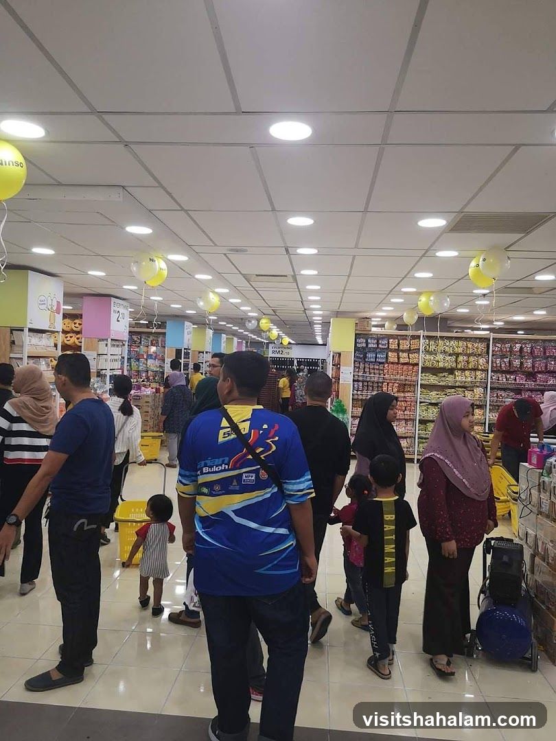 People shopping in a store