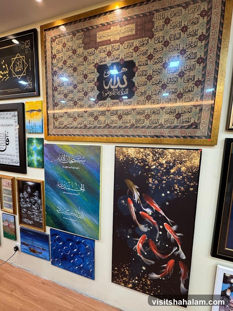 Islamic Calligraphy and Artwork Display