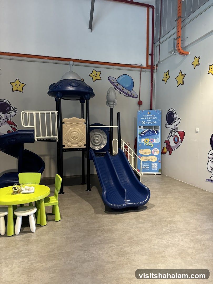 Indoor Playground with Space Theme