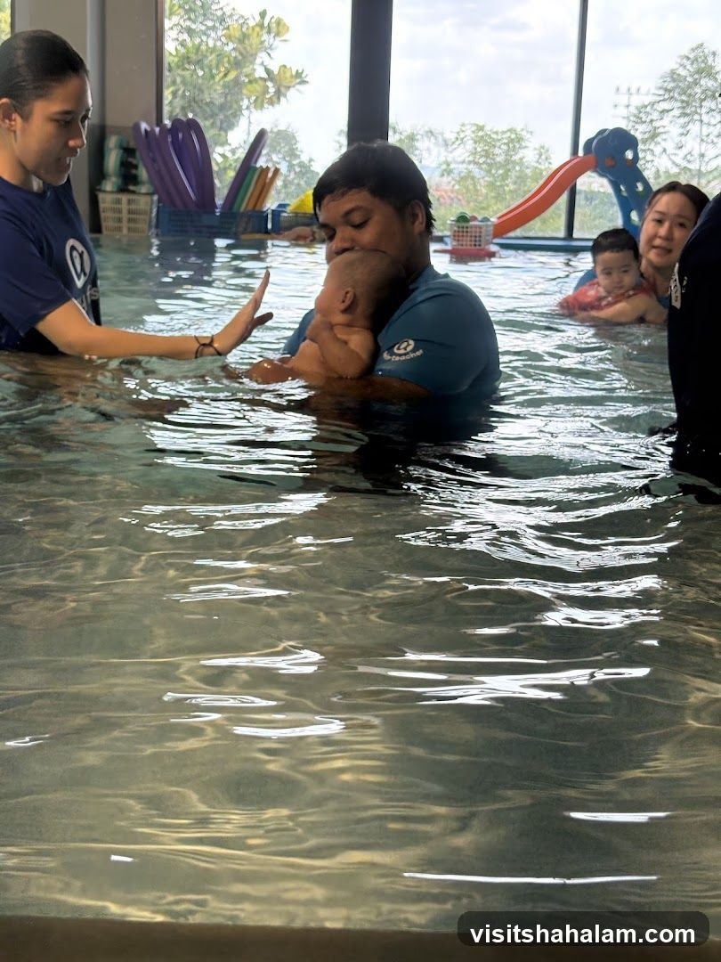 Swimming lesson