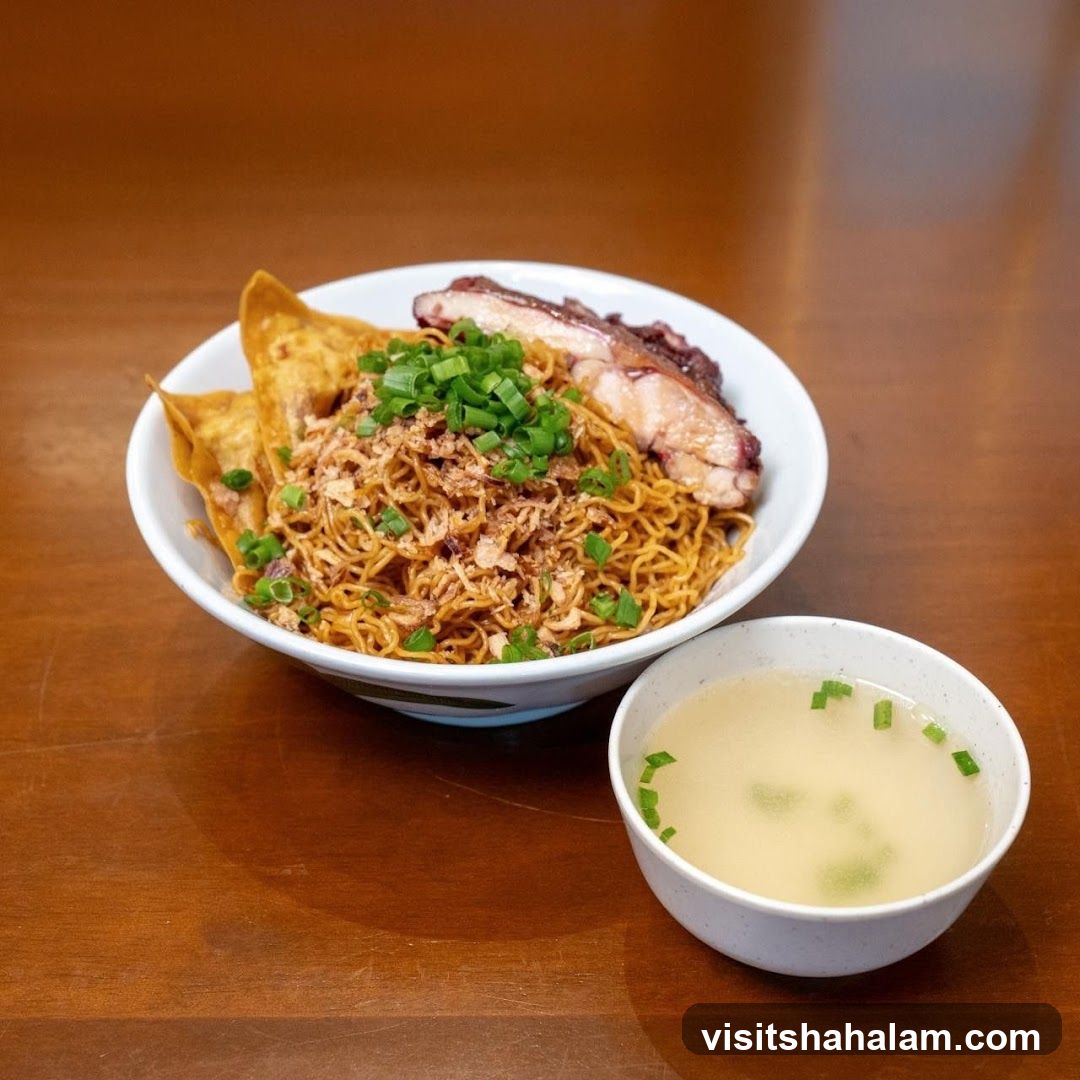 Noodles with Meat and Soup