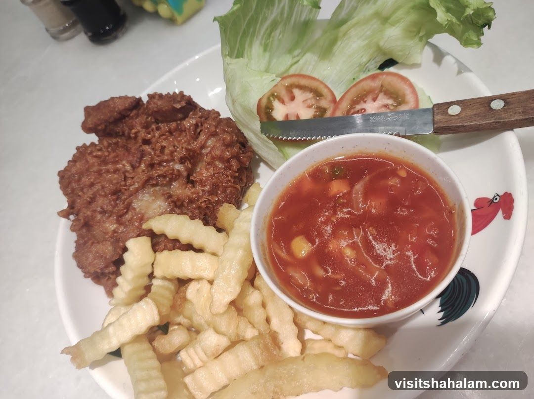 Fried Chicken and Fries